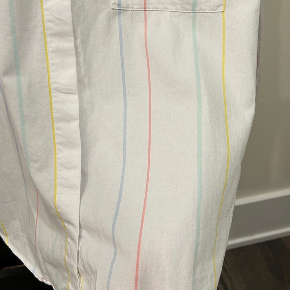 Stylish Button Down with Colourful Pinstripes - Picture 8 of 9